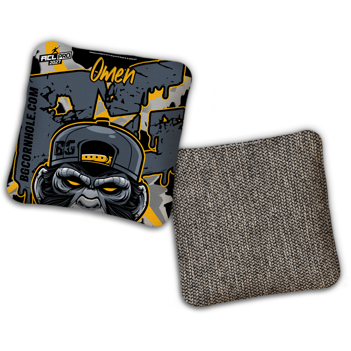 2027 ACL - BG Multiple Bag Models "MONKEY BUSINESS" - Pro Stamped Cornhole Bags - SET OF 4 BAGS