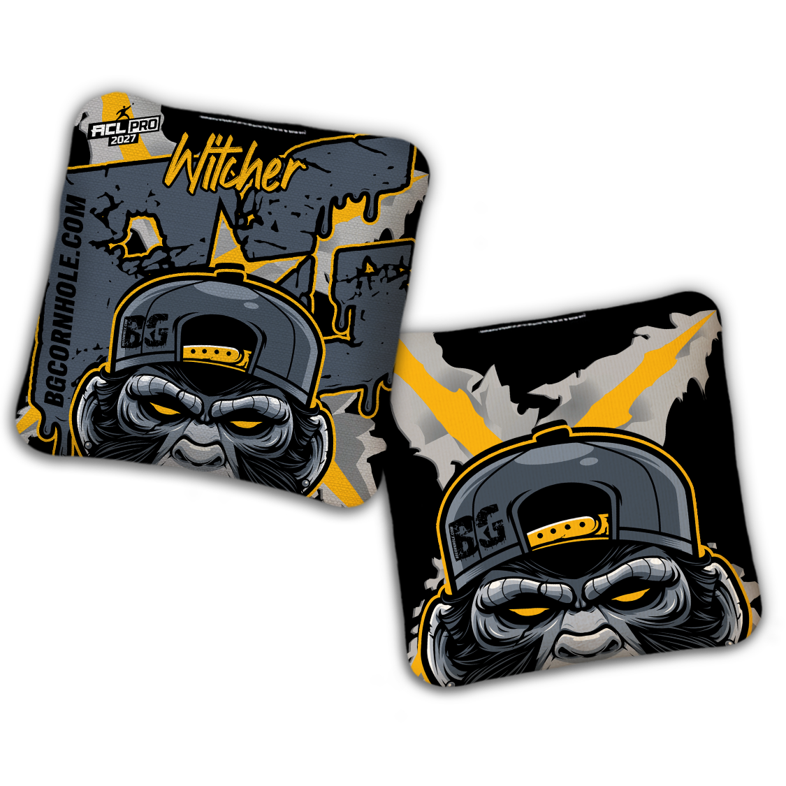 2027 ACL - BG Multiple Bag Models "MONKEY BUSINESS" - Pro Stamped Cornhole Bags - SET OF 4 BAGS
