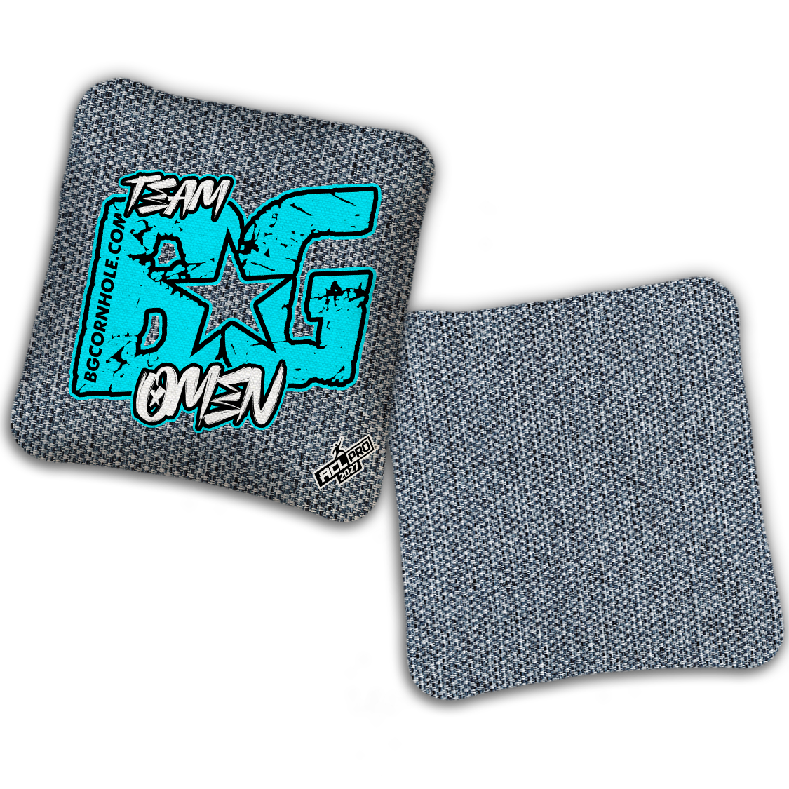 2027 ACL - BG OMEN “ESPN THROWBACK COLORMATCH" - Pro Stamped Cornhole Bags - SET OF 4 BAGS