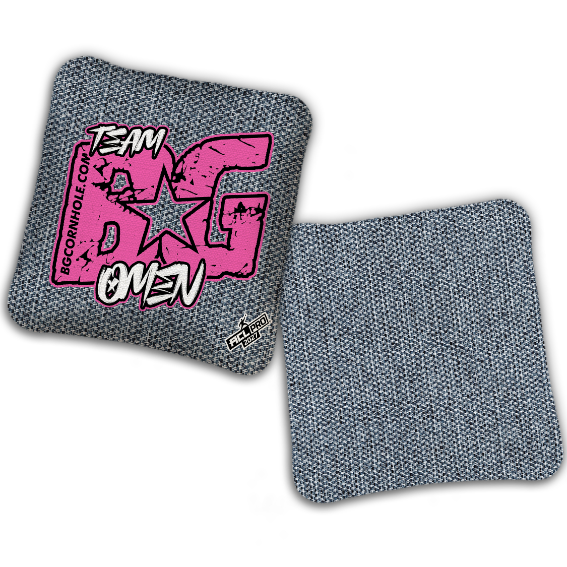 2027 ACL - BG OMEN “ESPN THROWBACK COLORMATCH" - Pro Stamped Cornhole Bags - SET OF 4 BAGS