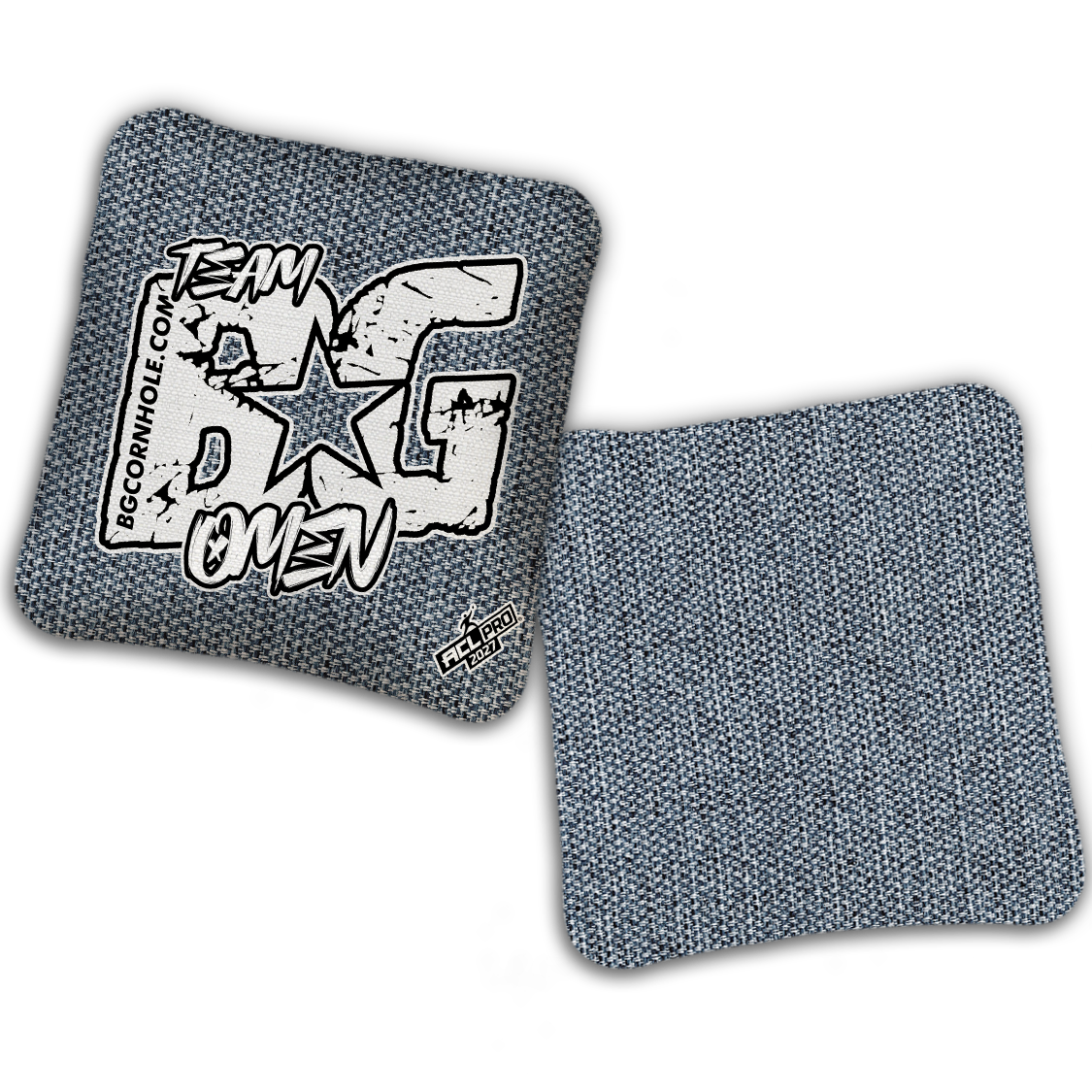 2027 ACL - BG OMEN “ESPN THROWBACK COLORMATCH" - Pro Stamped Cornhole Bags - SET OF 4 BAGS