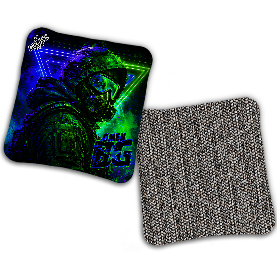 2027 ACL - BG Multiple Bag Models "NIGHT PROTOCOL" - Pro Stamped Cornhole Bags - SET OF 4 BAGS