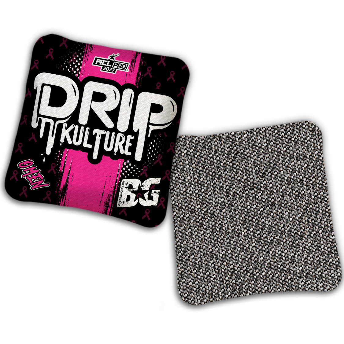 2027 Multiple Bag Models - DK x BG "BCA STRIPE" - ACL Pro Stamped Cornhole Bags - Set of 4 Bags