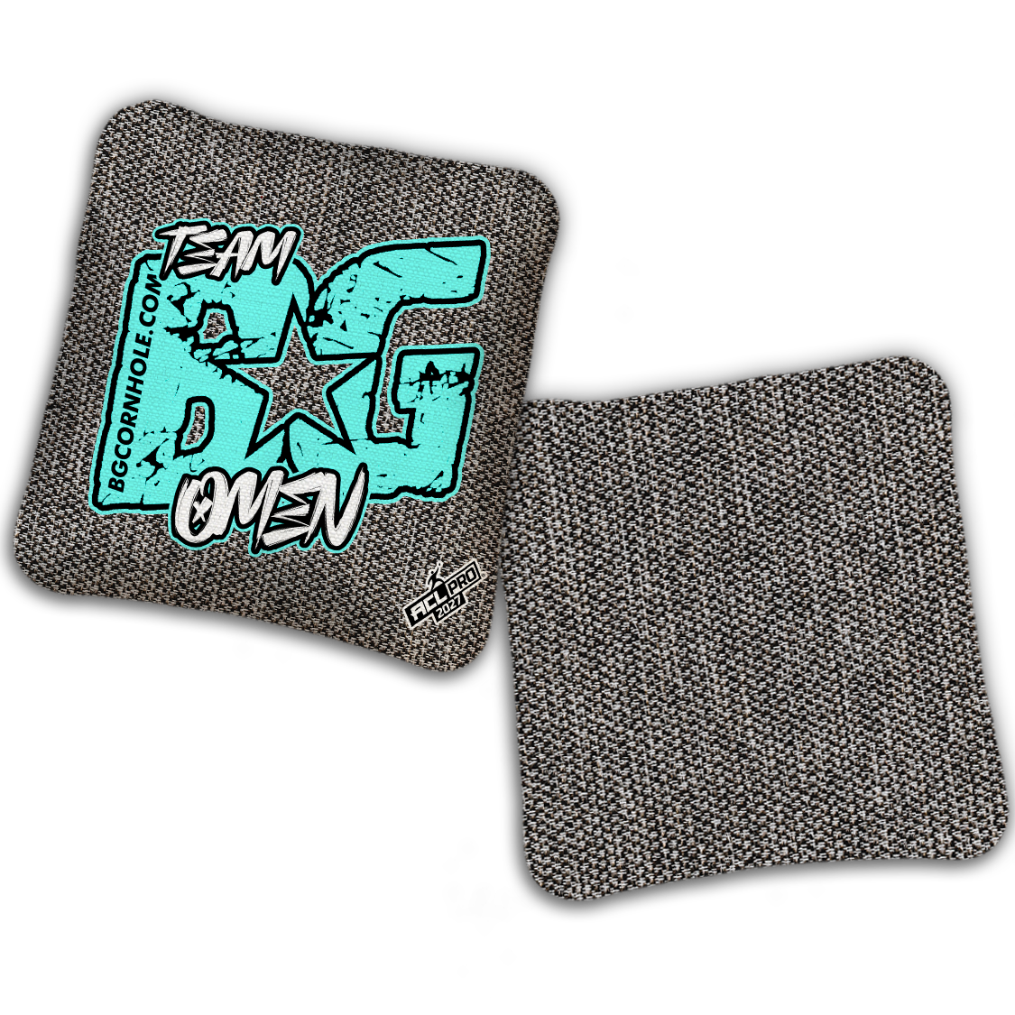 2027 ACL - BG OMEN “ESPN THROWBACK COLORMATCH" - Pro Stamped Cornhole Bags - SET OF 4 BAGS