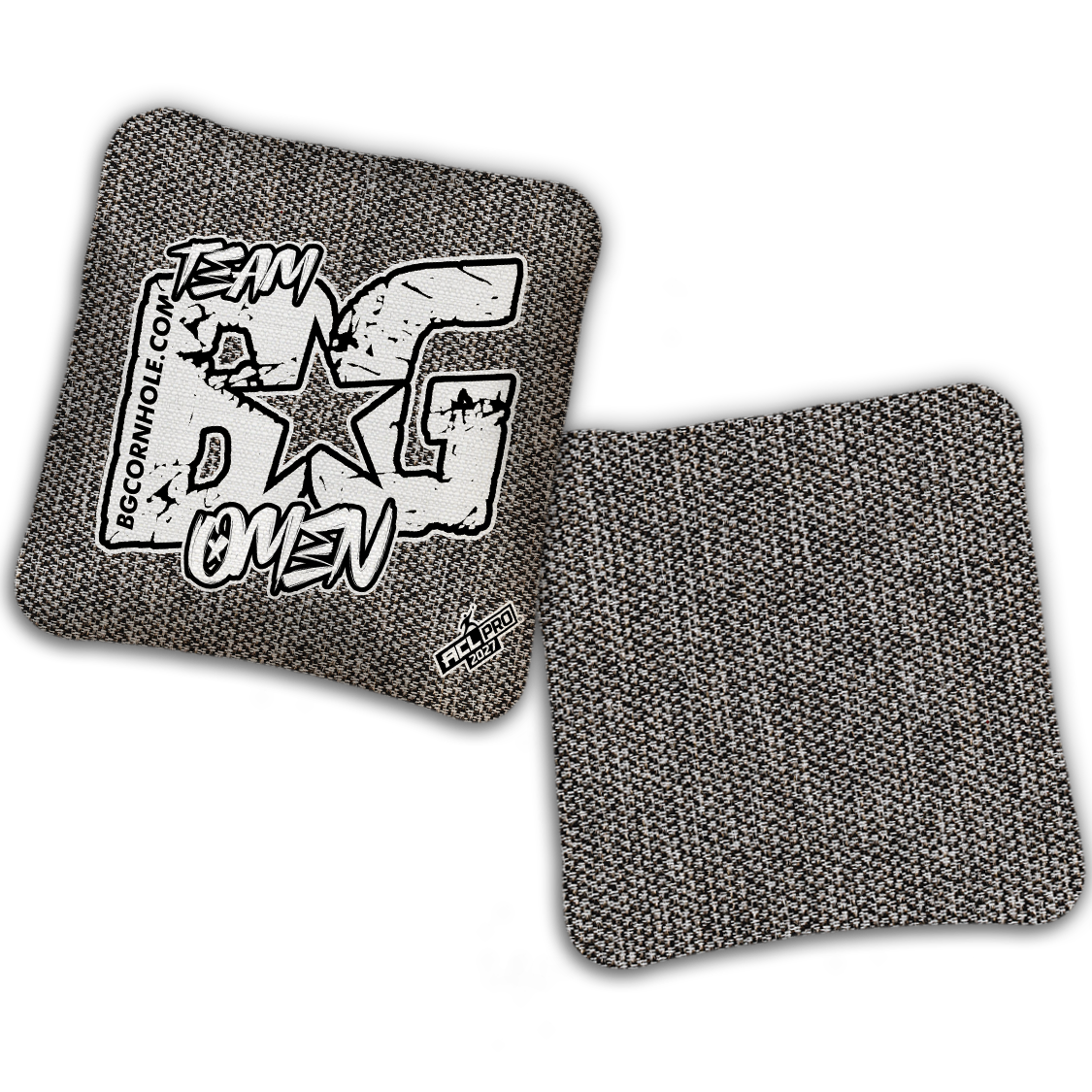 2027 ACL - BG OMEN “ESPN THROWBACK COLORMATCH" - Pro Stamped Cornhole Bags - SET OF 4 BAGS