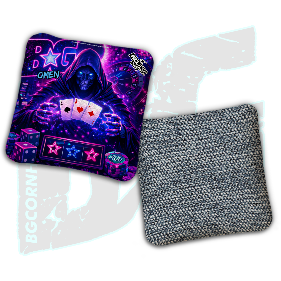 2026 BG Multiple Bag Models "Wager" - ACL Pro Stamped Cornhole Bags - SET OF 4 BAGS