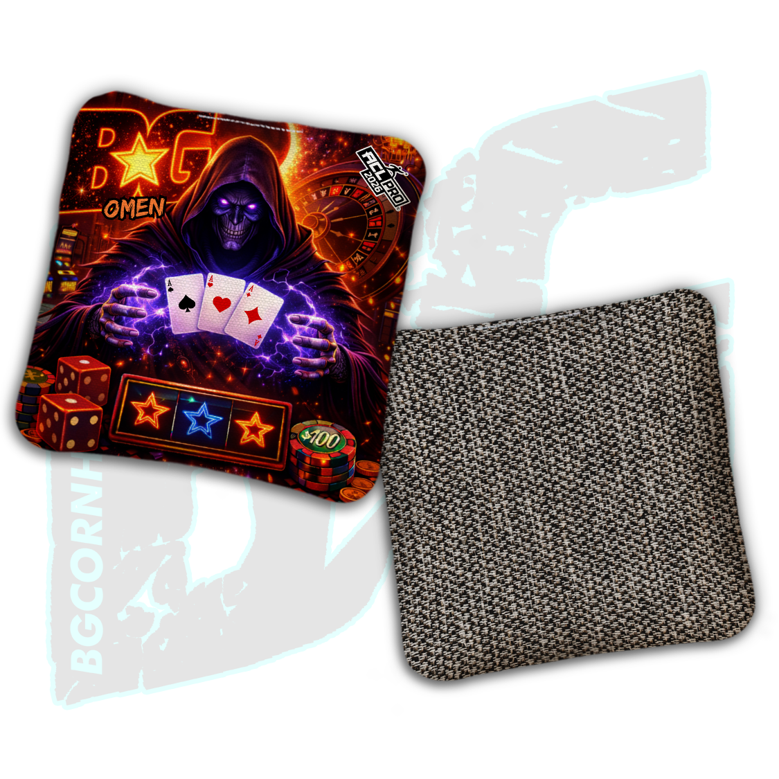 2026 BG Multiple Bag Models "Wager" - ACL Pro Stamped Cornhole Bags - SET OF 4 BAGS