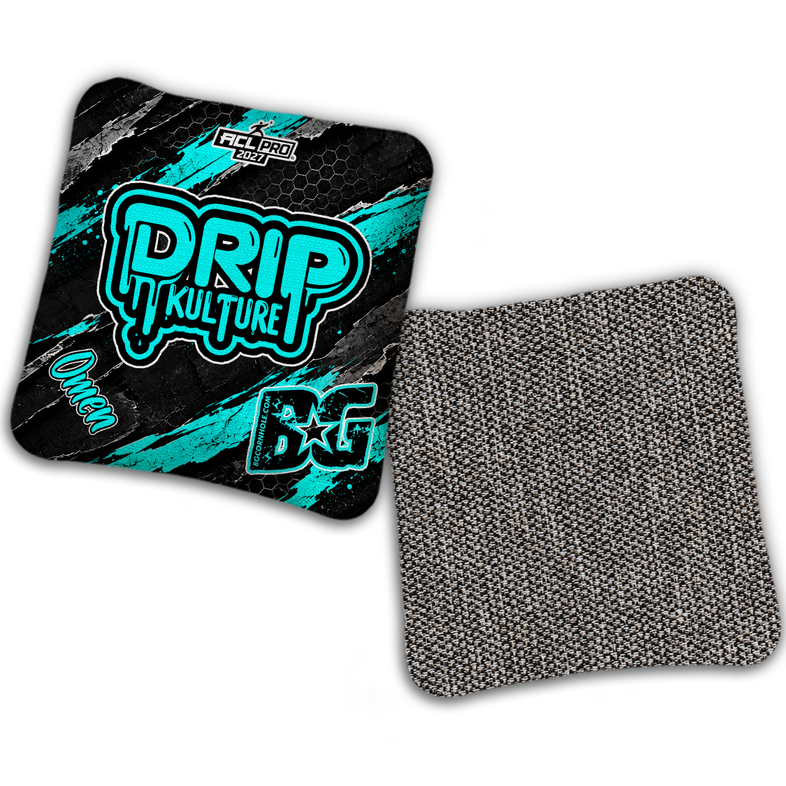2027 Multiple Bag Models - DK x BG "OVERRIDE" - ACL Pro Stamped Cornhole Bags - Set of 4 Bags