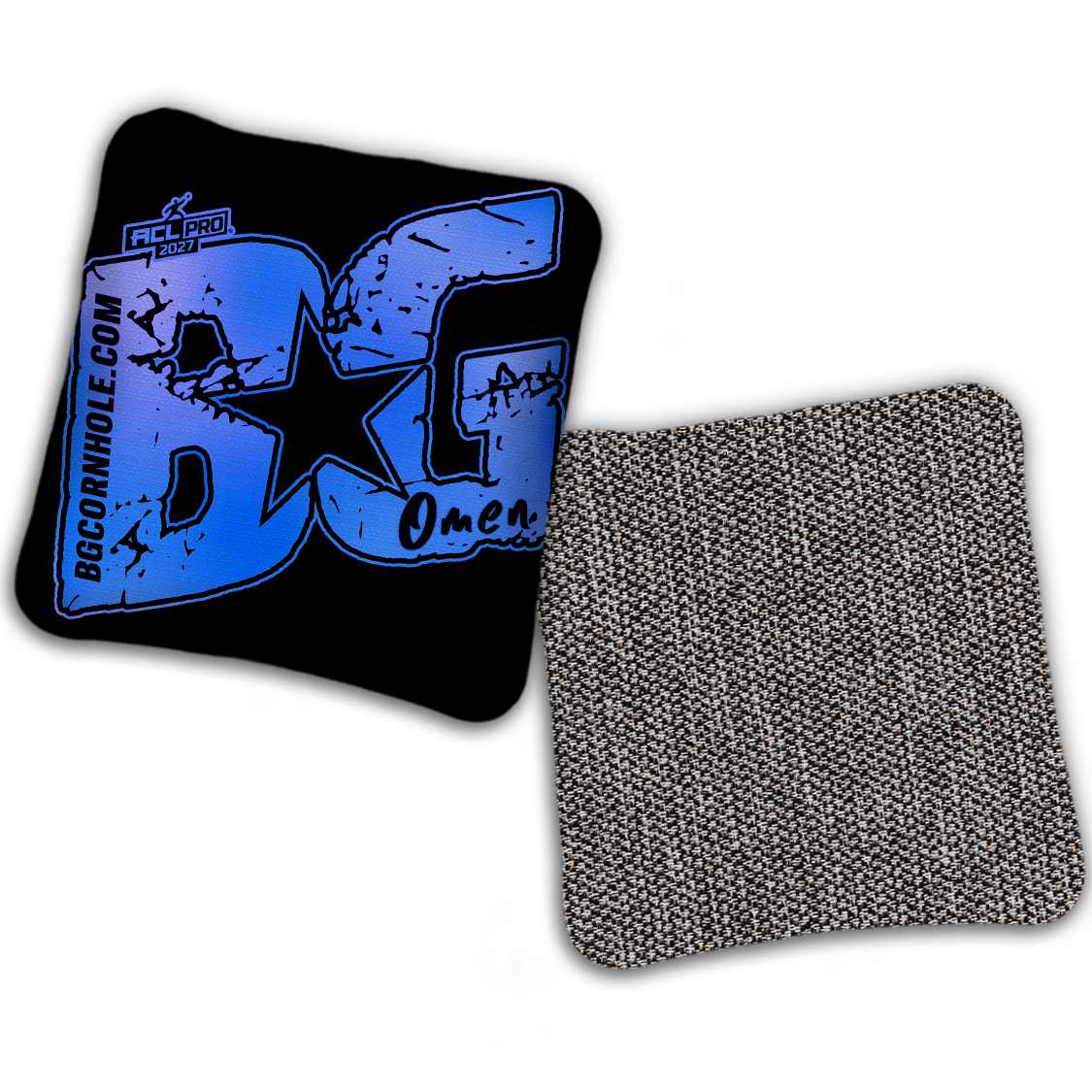 2027 ACL - BG Multiple Bag Models "BLACKOUT" - Pro Stamped Cornhole Bags - SET OF 4 BAGS
