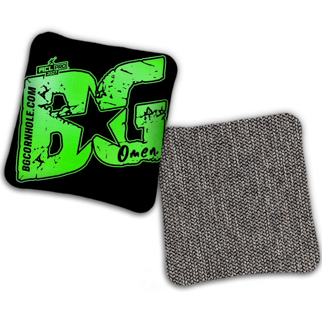 2027 ACL - BG Multiple Bag Models "BLACKOUT" - Pro Stamped Cornhole Bags - SET OF 4 BAGS
