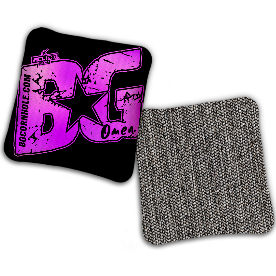 2027 ACL - BG Multiple Bag Models "BLACKOUT" - Pro Stamped Cornhole Bags - SET OF 4 BAGS