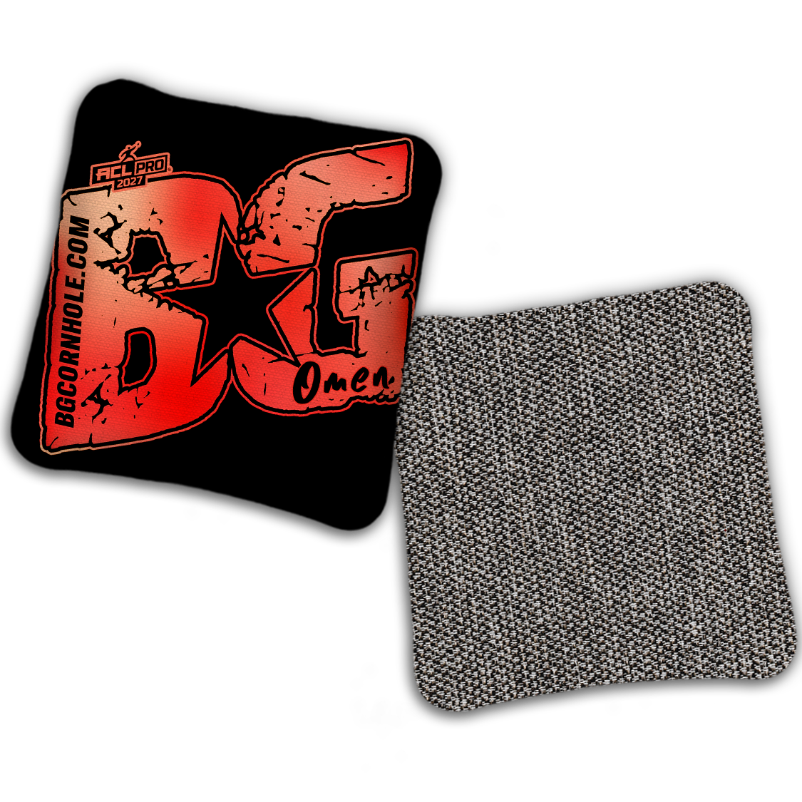 2027 ACL - BG Multiple Bag Models "BLACKOUT" - Pro Stamped Cornhole Bags - SET OF 4 BAGS