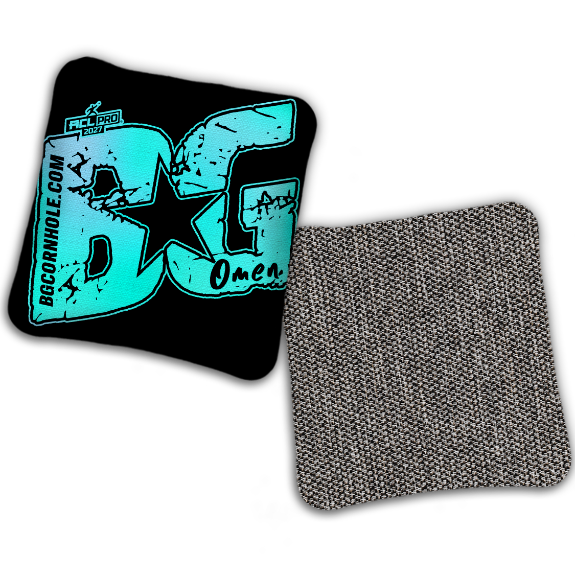 2027 ACL - BG Multiple Bag Models "BLACKOUT" - Pro Stamped Cornhole Bags - SET OF 4 BAGS