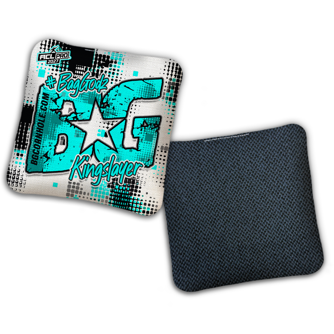 2027 ACL - BG Multiple Bag Models "PHANTOM GRID" - Pro Stamped Cornhole Bags - SET OF 4 BAGS