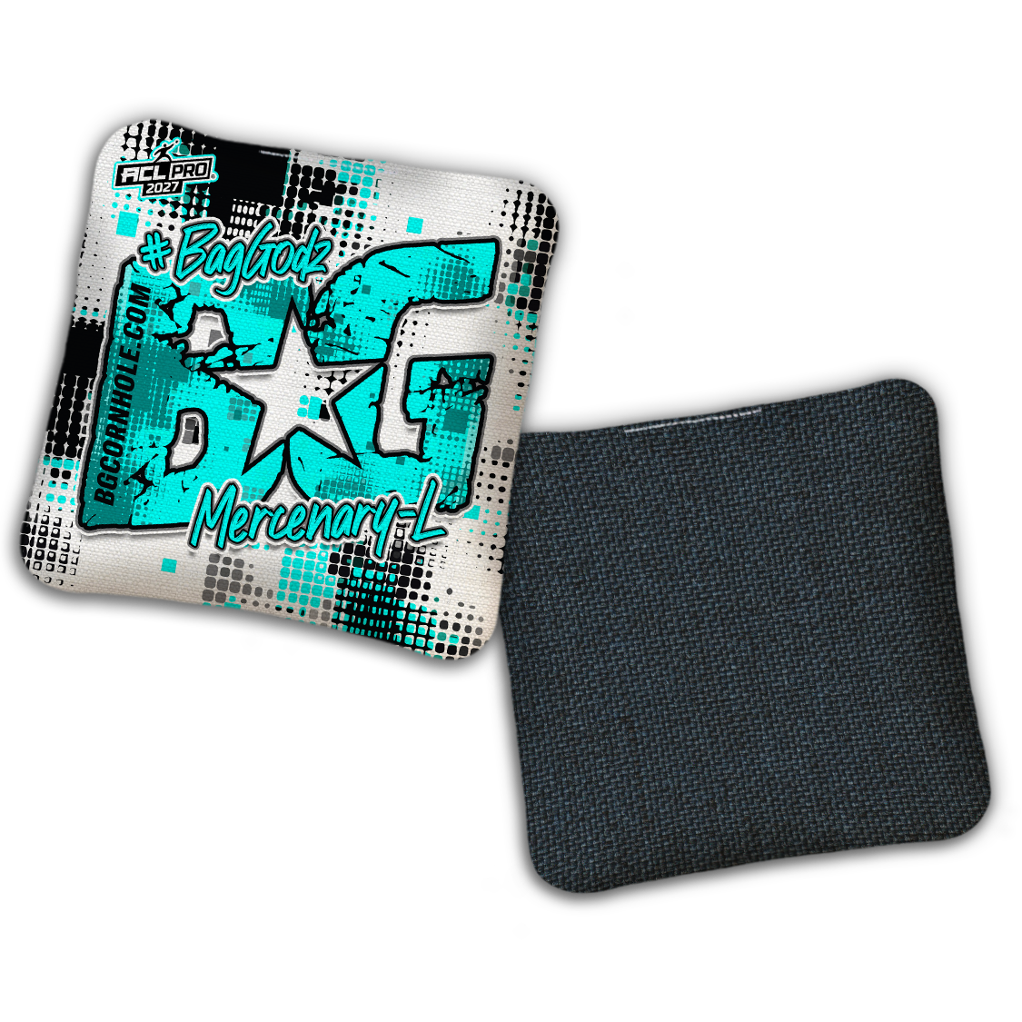 2027 ACL - BG Multiple Bag Models "PHANTOM GRID" - Pro Stamped Cornhole Bags - SET OF 4 BAGS