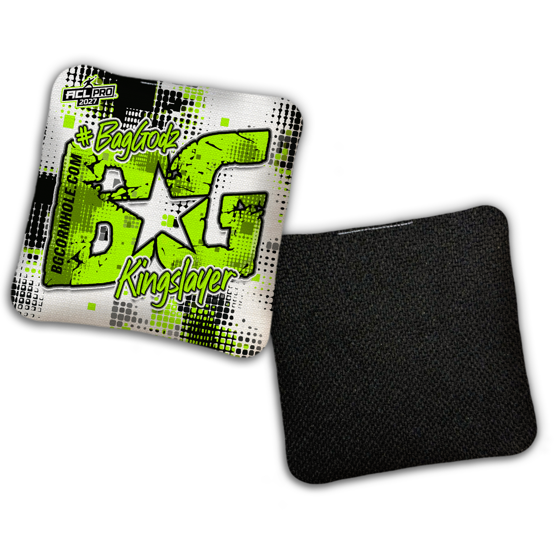 2027 ACL - BG Multiple Bag Models "PHANTOM GRID" - Pro Stamped Cornhole Bags - SET OF 4 BAGS