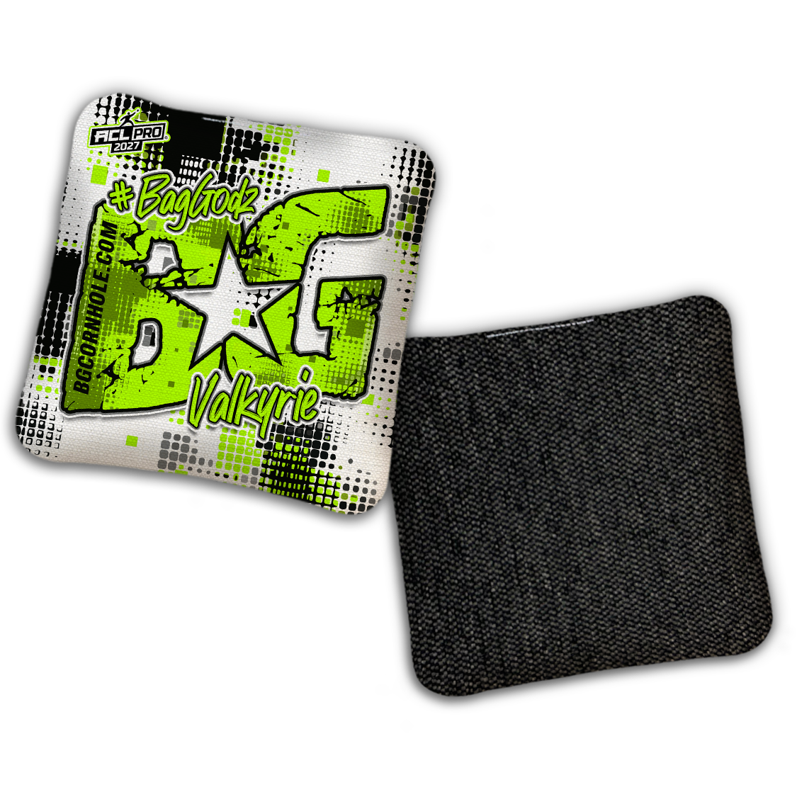 2027 ACL - BG Multiple Bag Models "PHANTOM GRID" - Pro Stamped Cornhole Bags - SET OF 4 BAGS