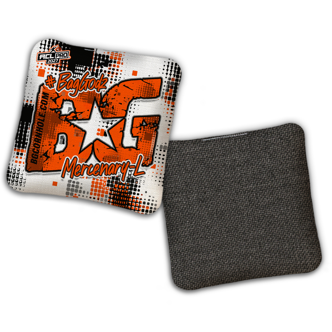 2027 ACL - BG Multiple Bag Models "PHANTOM GRID" - Pro Stamped Cornhole Bags - SET OF 4 BAGS