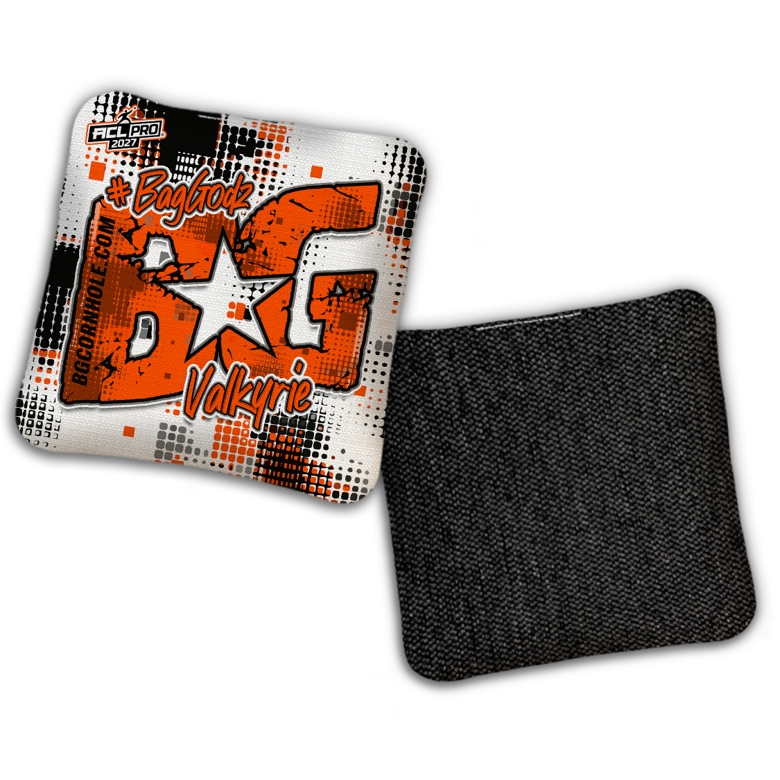 2027 ACL - BG Multiple Bag Models "PHANTOM GRID" - Pro Stamped Cornhole Bags - SET OF 4 BAGS