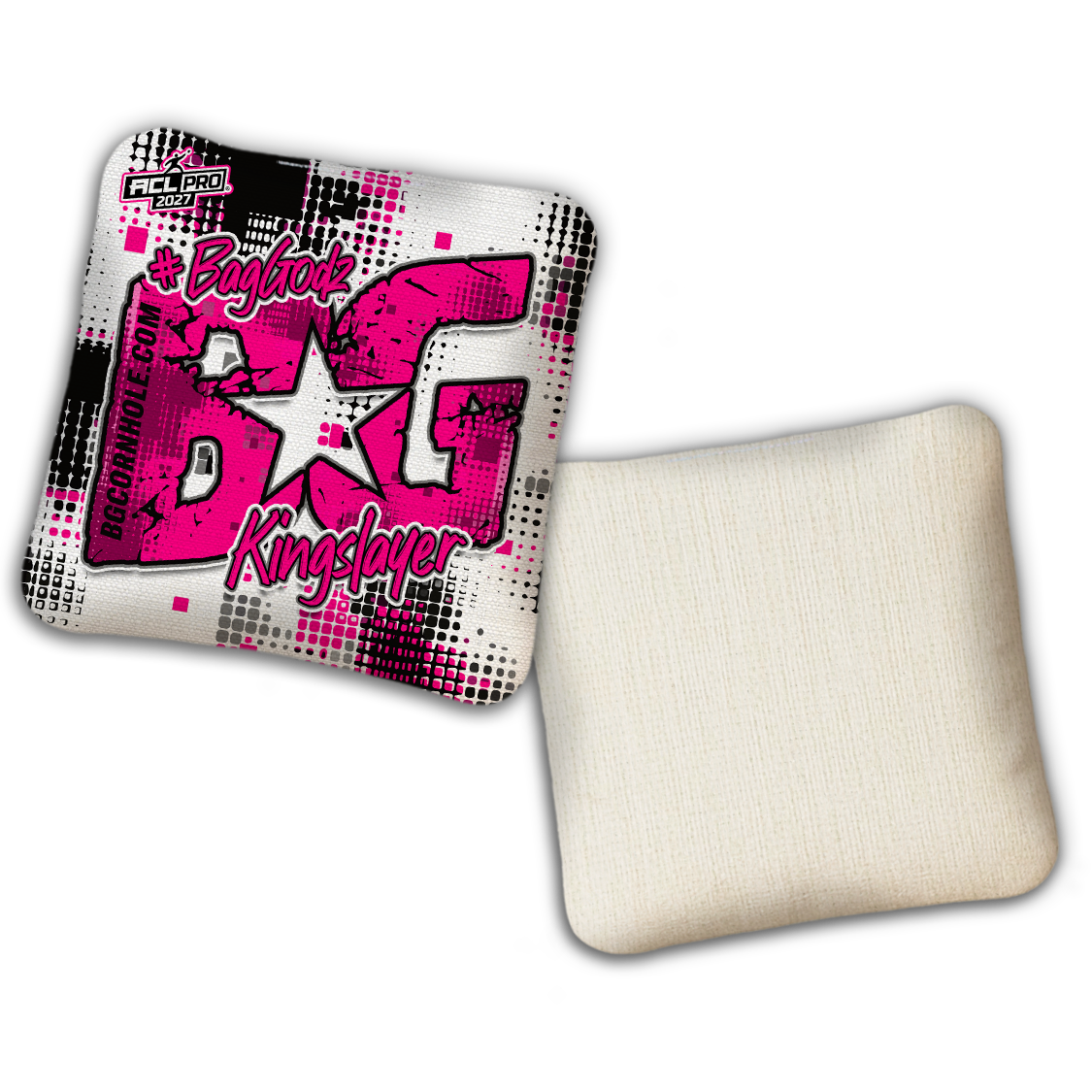 2027 ACL - BG Multiple Bag Models "PHANTOM GRID" - Pro Stamped Cornhole Bags - SET OF 4 BAGS