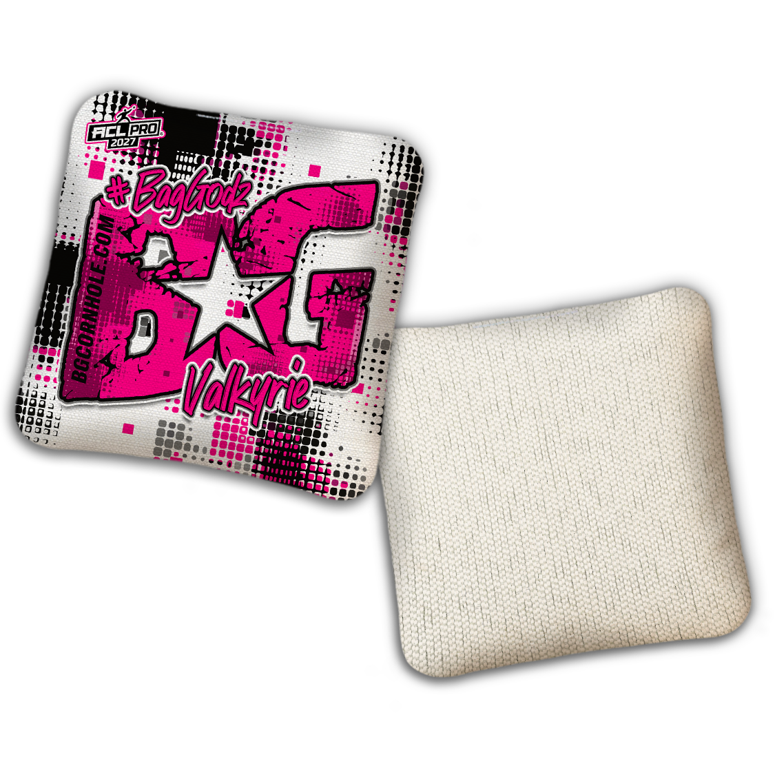 2027 ACL - BG Multiple Bag Models "PHANTOM GRID" - Pro Stamped Cornhole Bags - SET OF 4 BAGS
