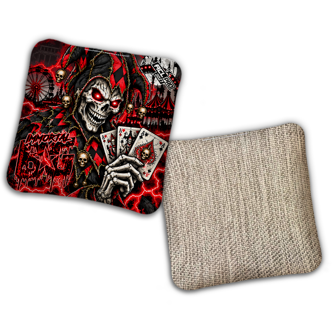 2027 ACL - BG Multiple Bag Models "Press Your Luck" - Pro Stamped Cornhole Bags - SET OF 4 BAGS