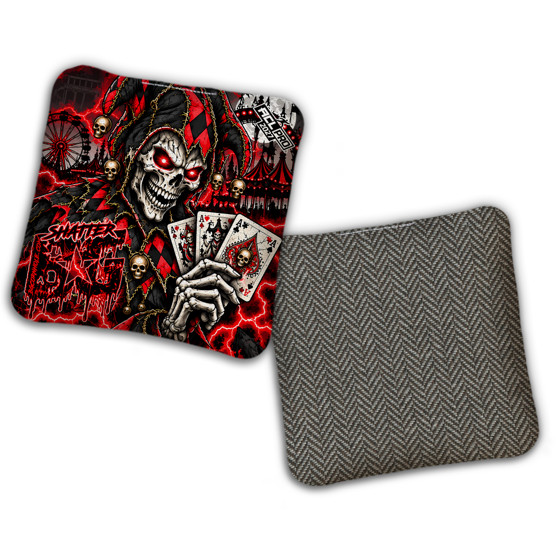 2027 ACL - BG Multiple Bag Models "Press Your Luck" - Pro Stamped Cornhole Bags - SET OF 4 BAGS