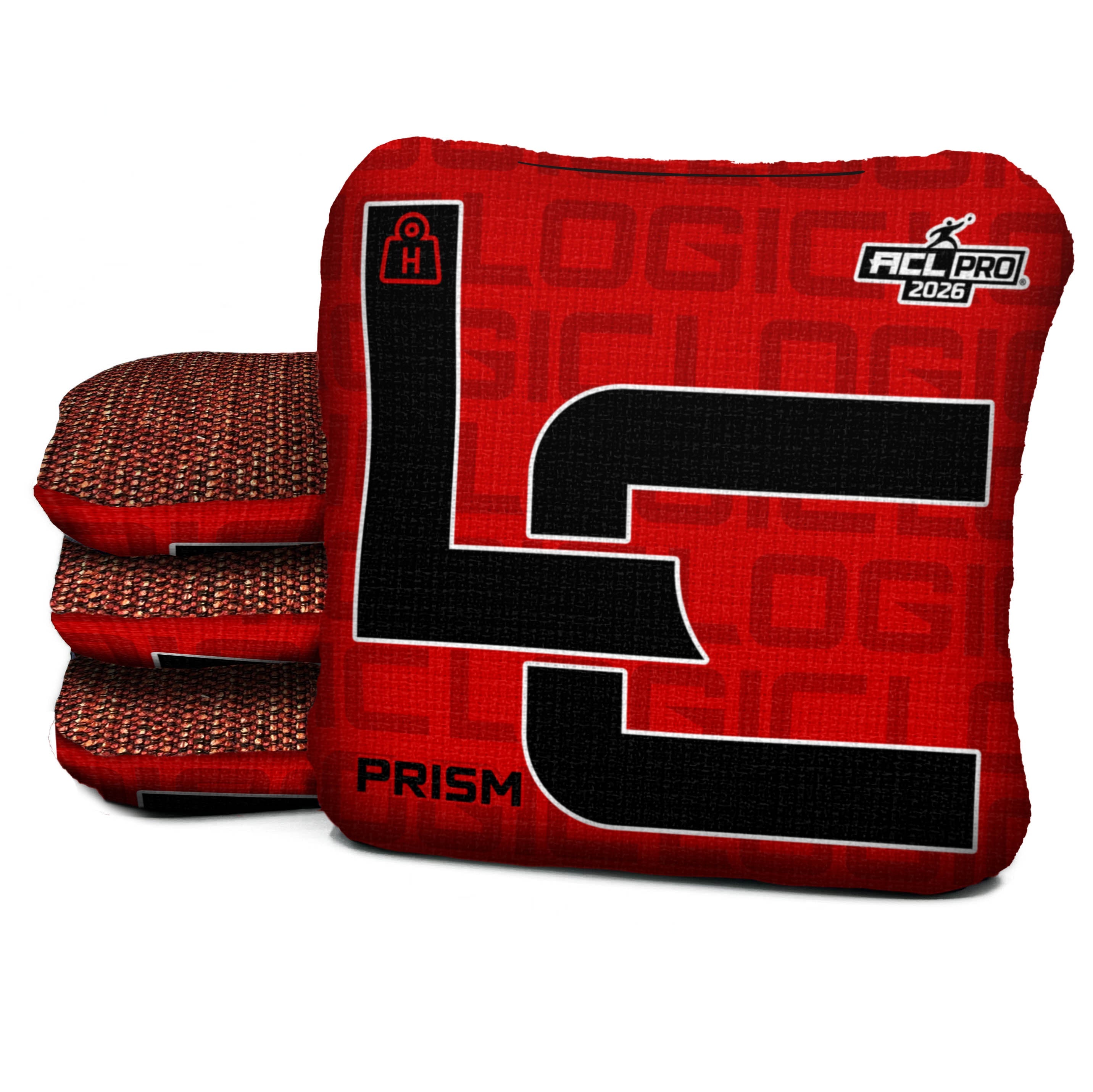LC Red Black - PRISM - ACL PRO 2026 BAGS - Custom Name Option- Set of 4 bags