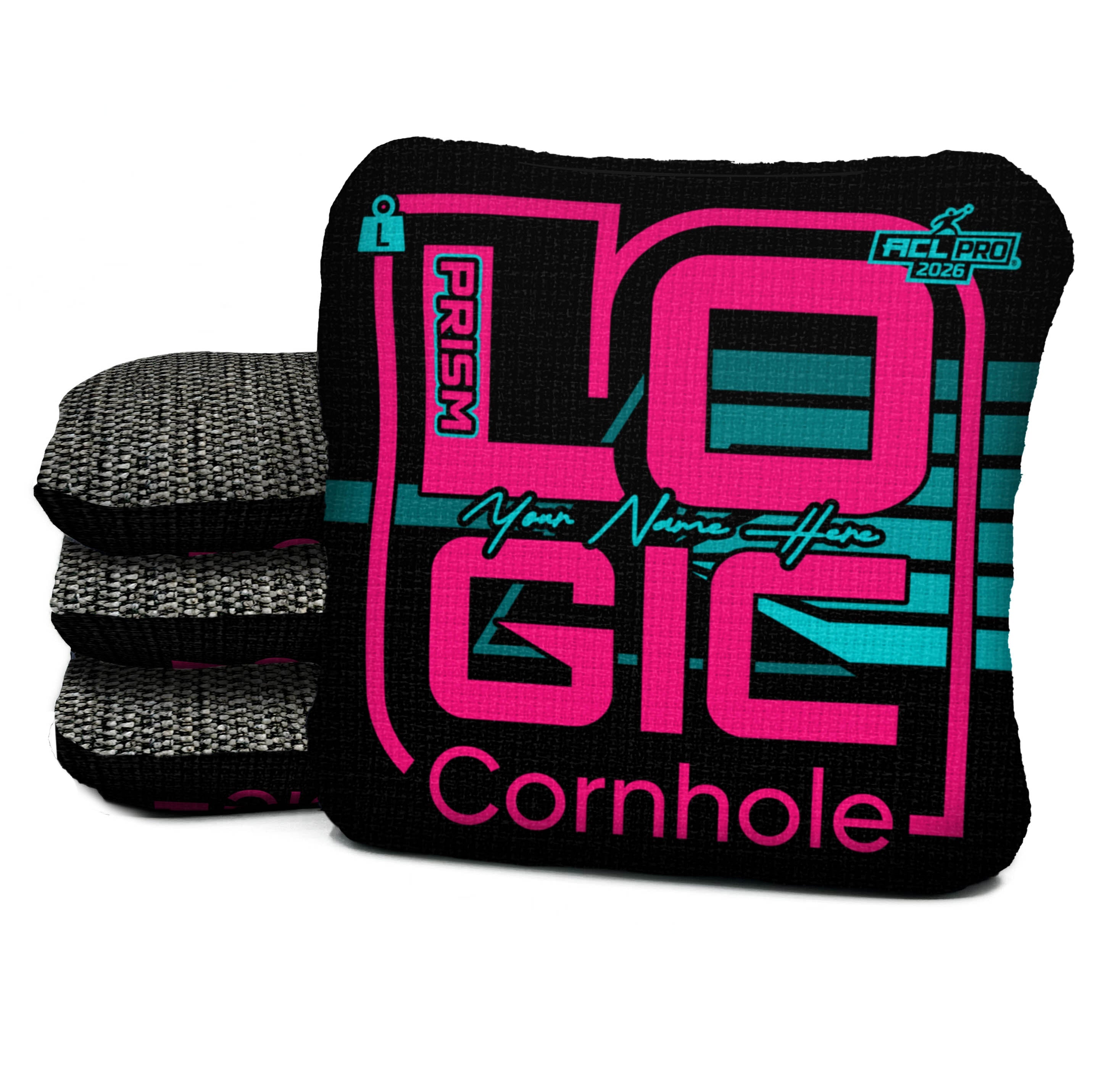 Miami Teal - Spectrum - PRISM - ACL PRO 2026 BAGS - Custom Name Option- Set of 4 bags