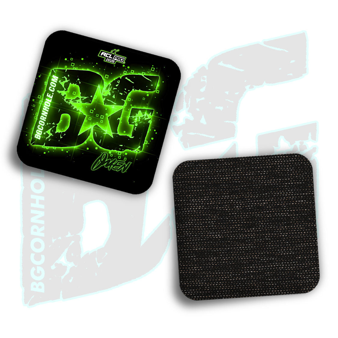 2026 BG Multiple Bag Models "Pulse Effect" - ACL Pro Stamped Cornhole Bags - SET OF 4 BAGS