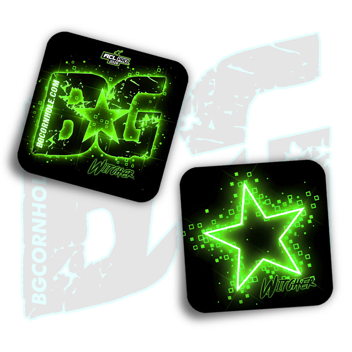 2026 BG Multiple Bag Models "Pulse Effect" - ACL Pro Stamped Cornhole Bags - SET OF 4 BAGS