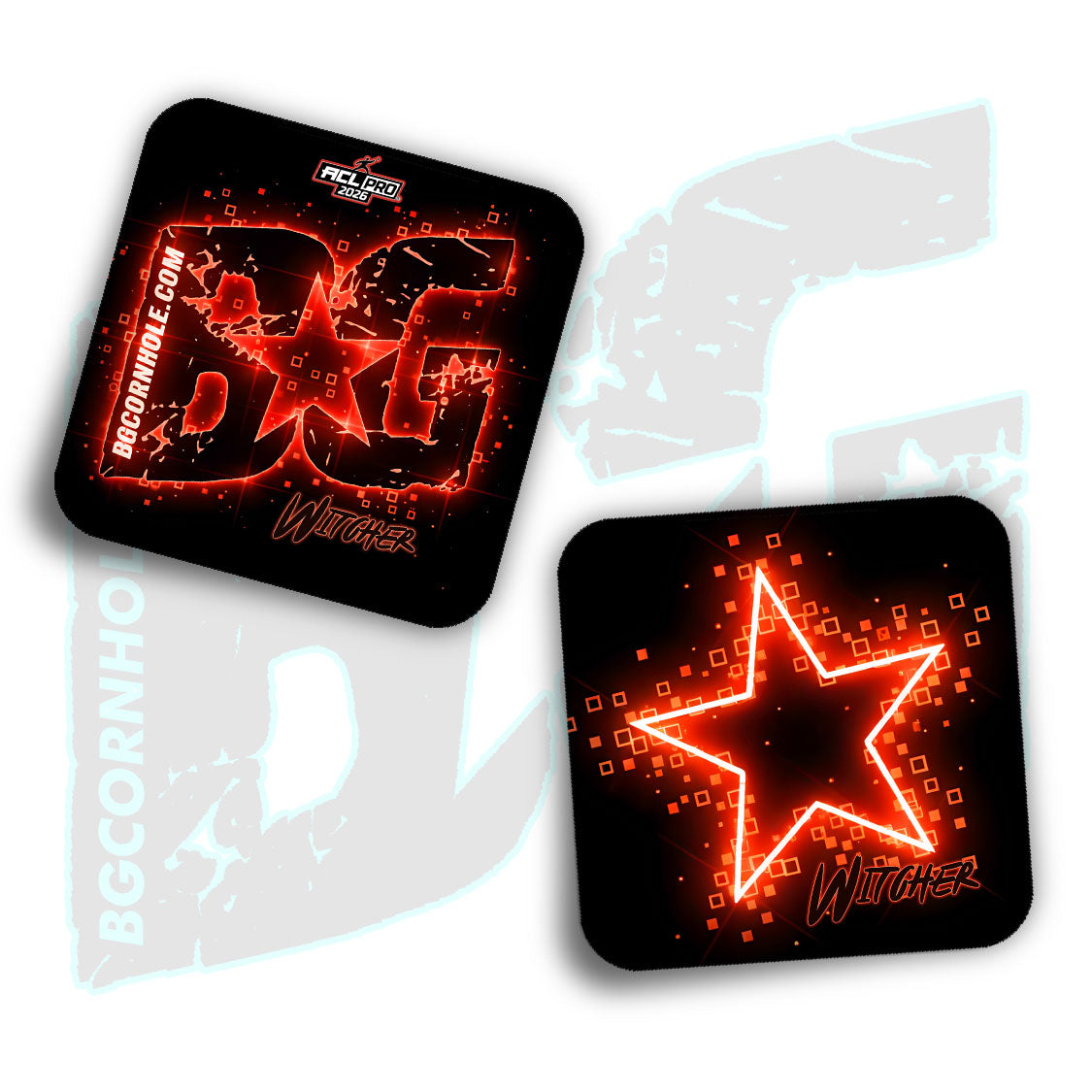 2026 BG Multiple Bag Models "Pulse Effect" - ACL Pro Stamped Cornhole Bags - SET OF 4 BAGS