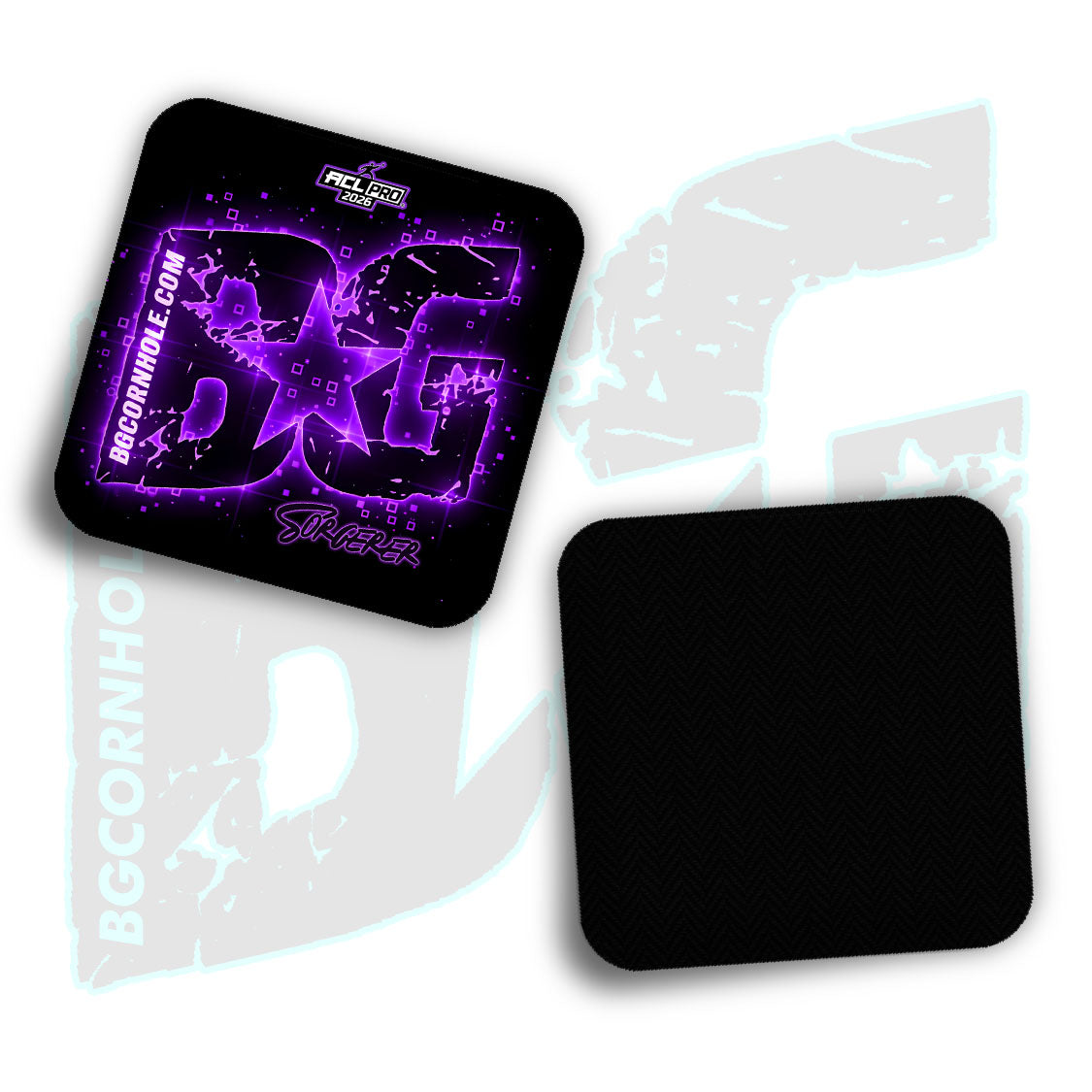 2026 BG Multiple Bag Models "Pulse Effect" - ACL Pro Stamped Cornhole Bags - SET OF 4 BAGS