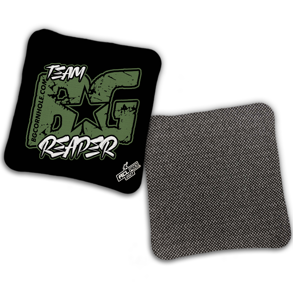 2027 ACL - BG REAPER “ESPN THROWBACK COLORMATCH" - Pro Stamped Cornhole Bags - SET OF 4 BAGS