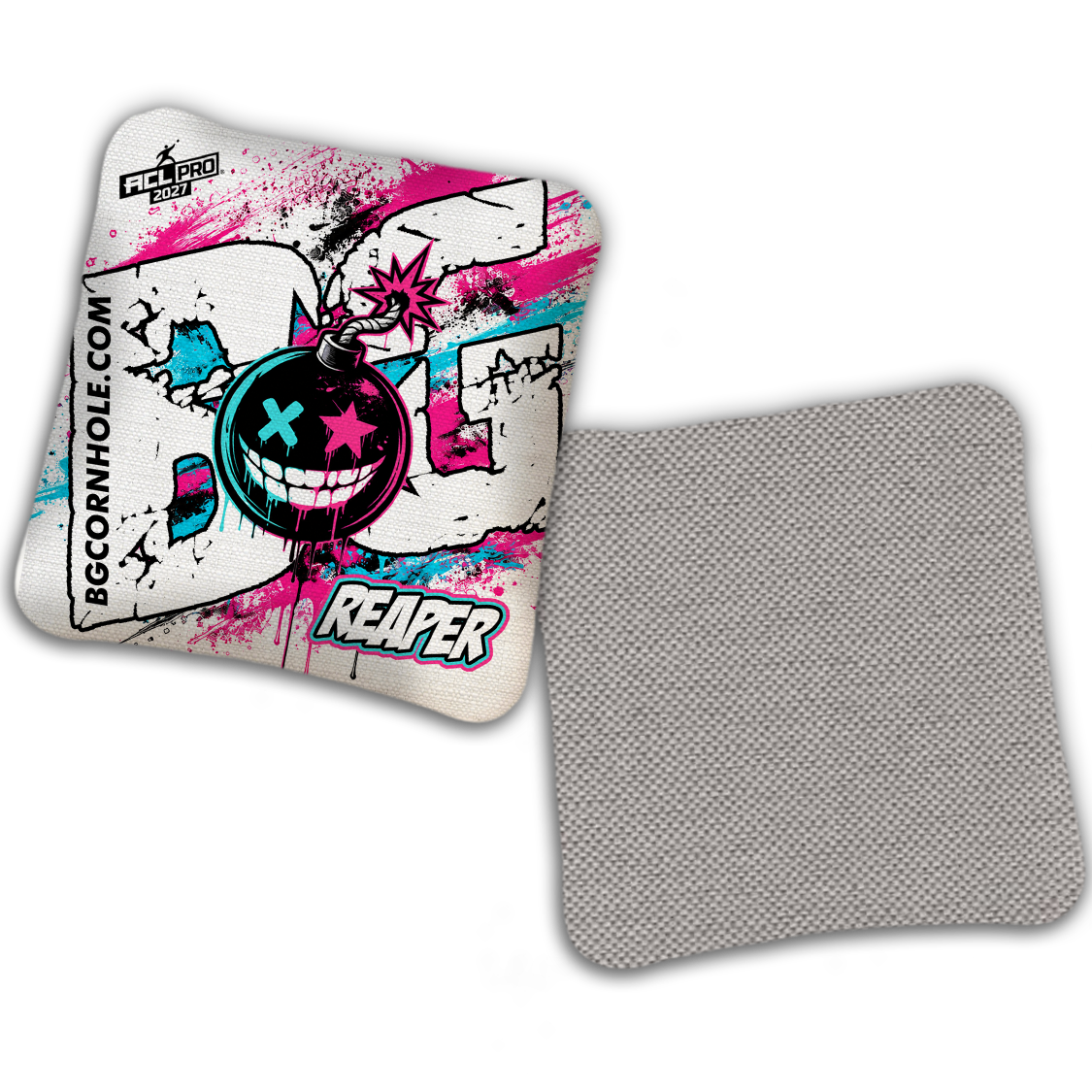 2027 ACL - BG Multiple Bag Models "TAKE COVER" - Pro Stamped Cornhole Bags - SET OF 4 BAGS