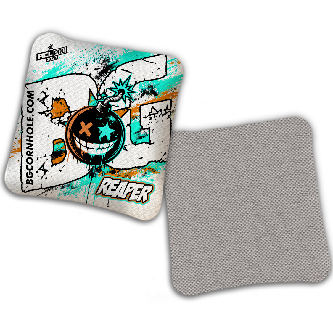2027 ACL - BG Multiple Bag Models "TAKE COVER" - Pro Stamped Cornhole Bags - SET OF 4 BAGS