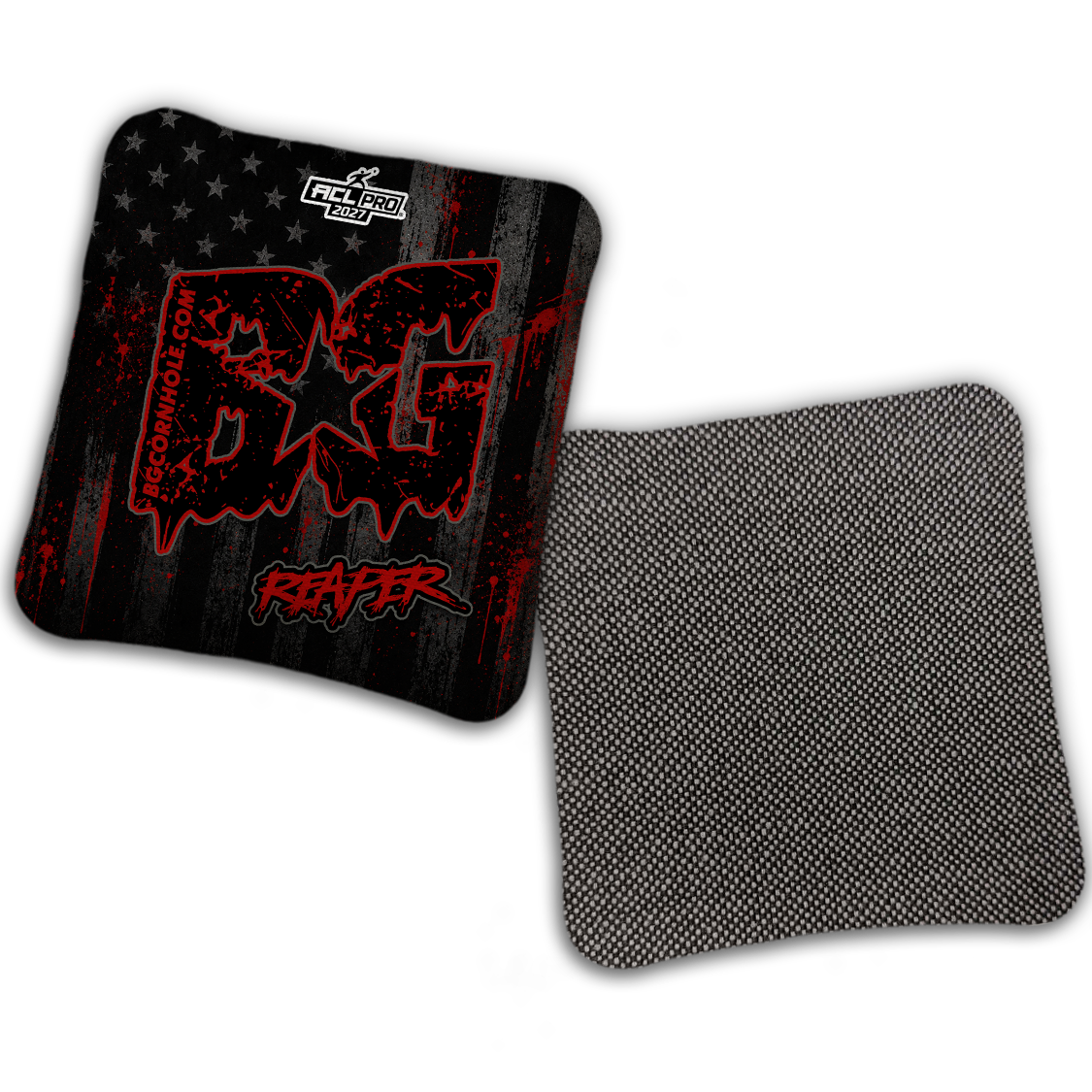2027 ACL - BG Multiple Bag Models "AMERICAN GRIT" - Pro Stamped Cornhole Bags - SET OF 4 BAGS