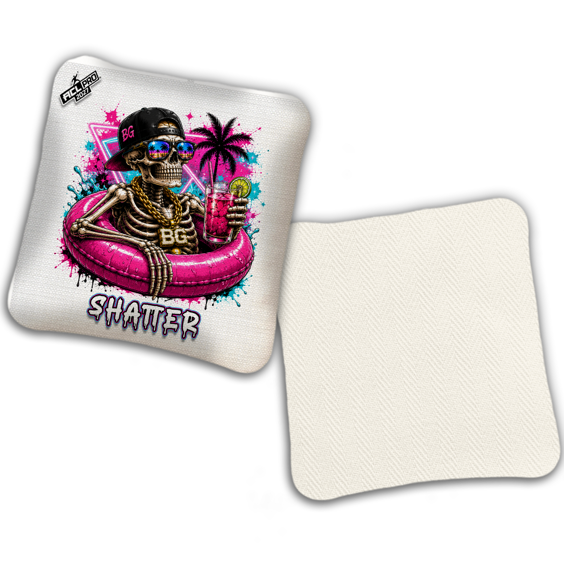 2027 ACL - BG Multiple Bag Models "DEADCATION" - Pro Stamped Cornhole Bags - SET OF 4 BAGS