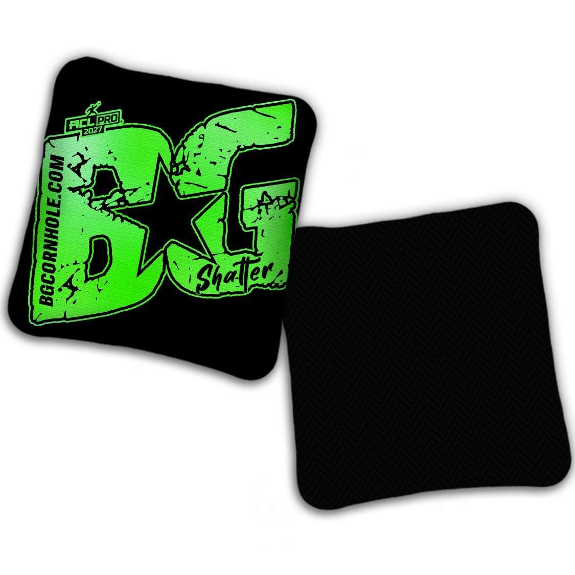 2027 ACL - BG Multiple Bag Models "BLACKOUT" - Pro Stamped Cornhole Bags - SET OF 4 BAGS