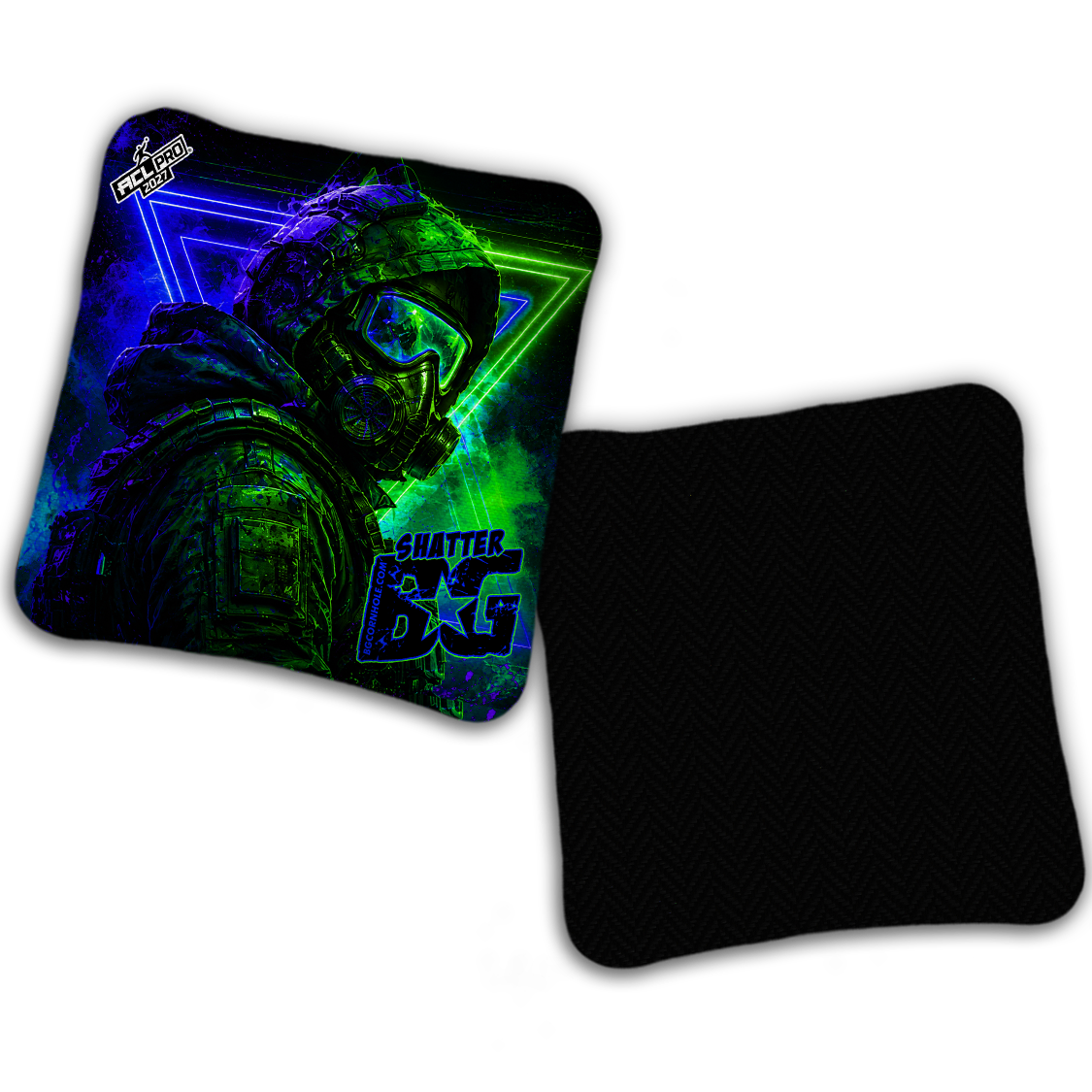 2027 ACL - BG Multiple Bag Models "NIGHT PROTOCOL" - Pro Stamped Cornhole Bags - SET OF 4 BAGS