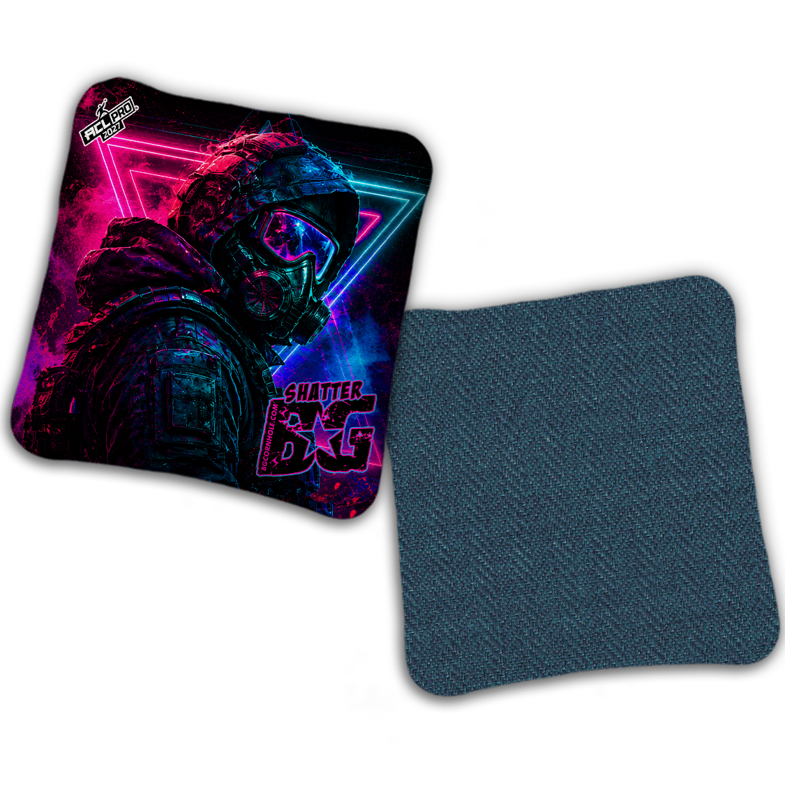 2027 ACL - BG Multiple Bag Models "NIGHT PROTOCOL" - Pro Stamped Cornhole Bags - SET OF 4 BAGS