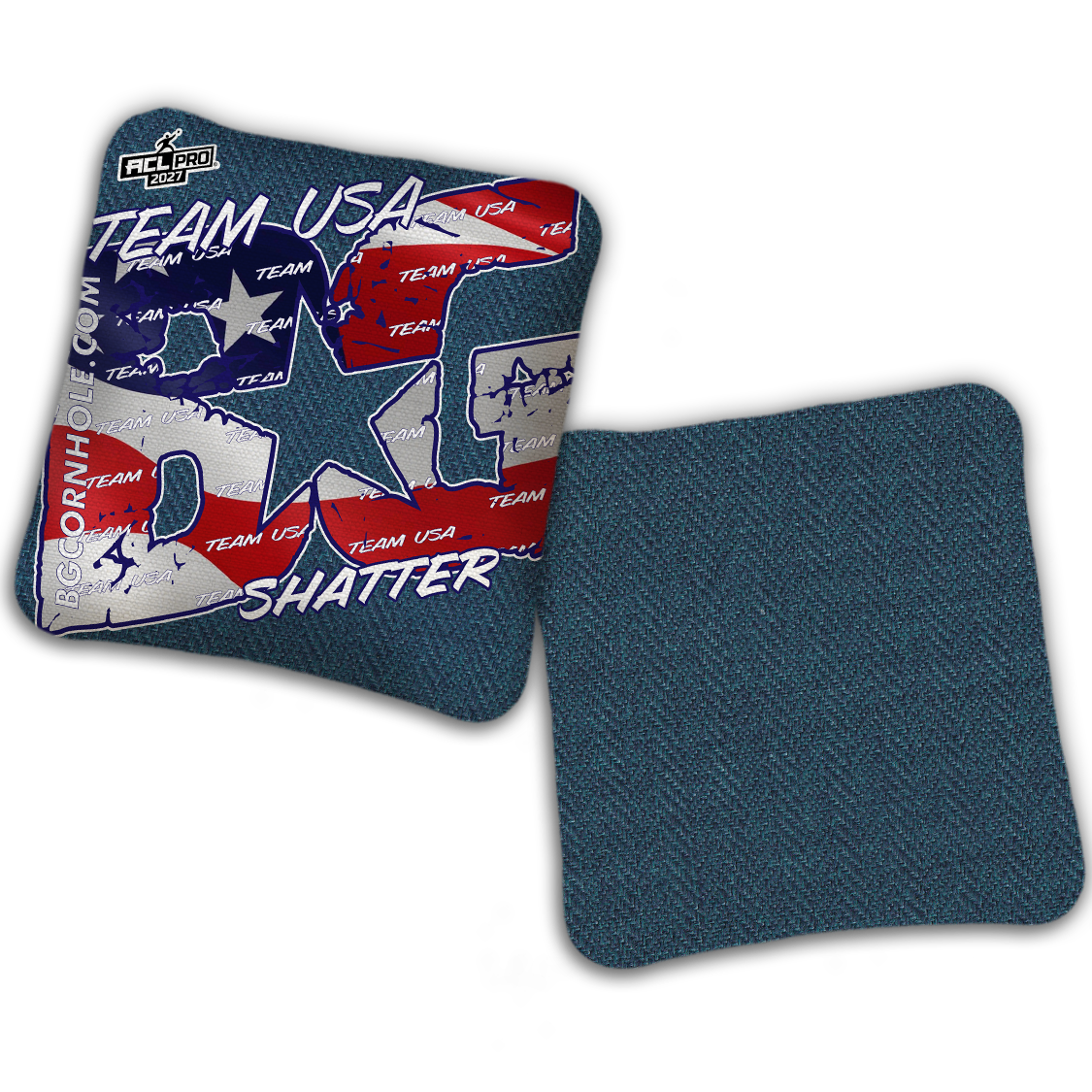 2027 ACL - BG Multiple Bag Models "TEAM USA" - Pro Stamped Cornhole Bags - SET OF 4 BAGS