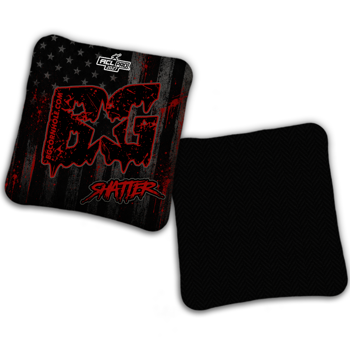 2027 ACL - BG Multiple Bag Models "AMERICAN GRIT" - Pro Stamped Cornhole Bags - SET OF 4 BAGS