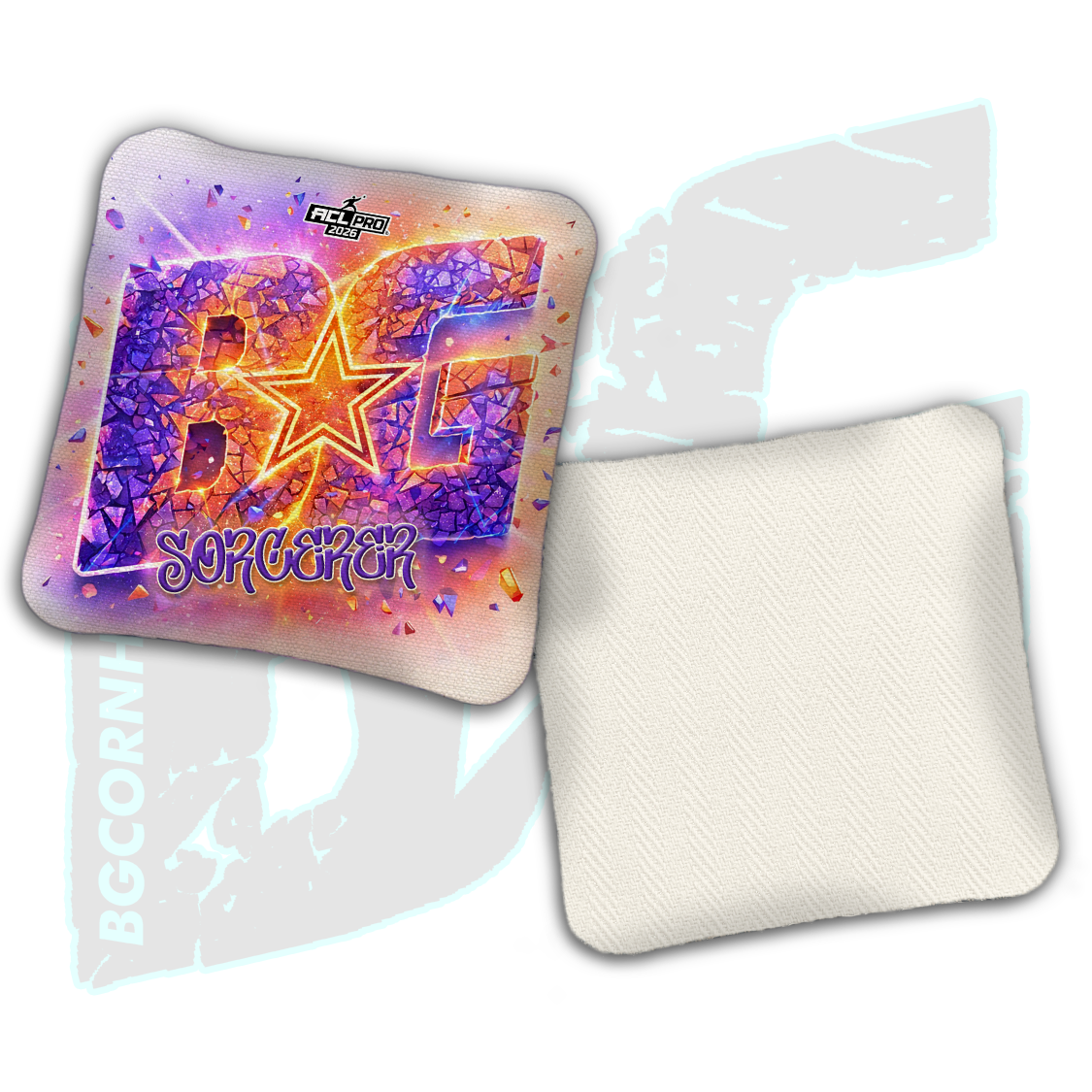 2026 BG Multiple Bag Models "Fracture" - ACL Pro Stamped Cornhole Bags - SET OF 4 BAGS