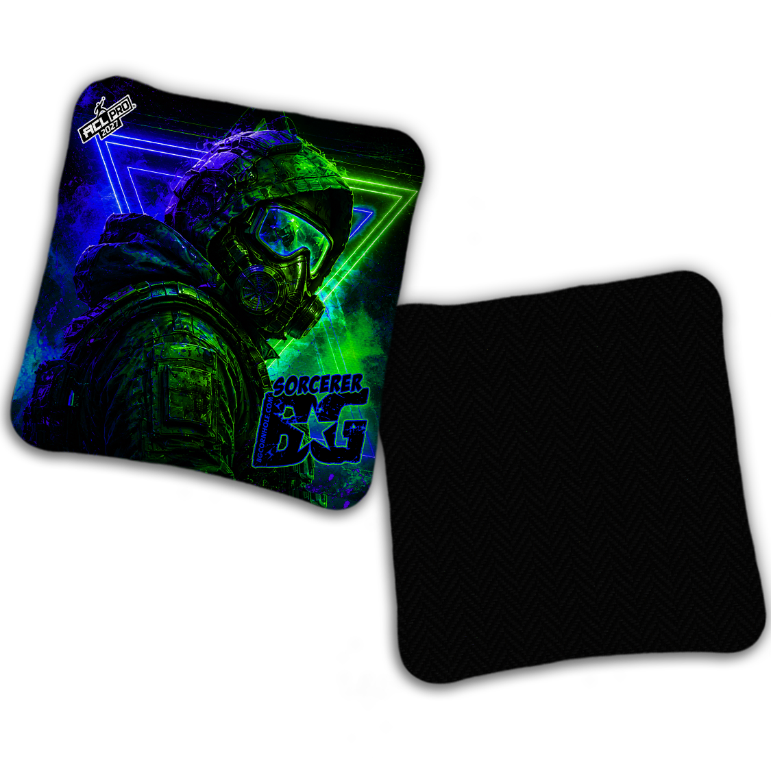 2027 ACL - BG Multiple Bag Models "NIGHT PROTOCOL" - Pro Stamped Cornhole Bags - SET OF 4 BAGS