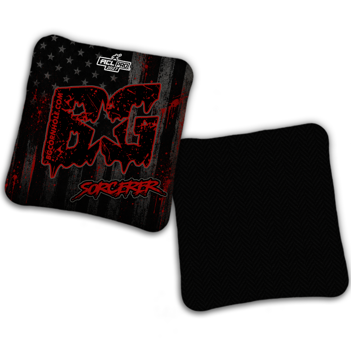2027 ACL - BG Multiple Bag Models "AMERICAN GRIT" - Pro Stamped Cornhole Bags - SET OF 4 BAGS
