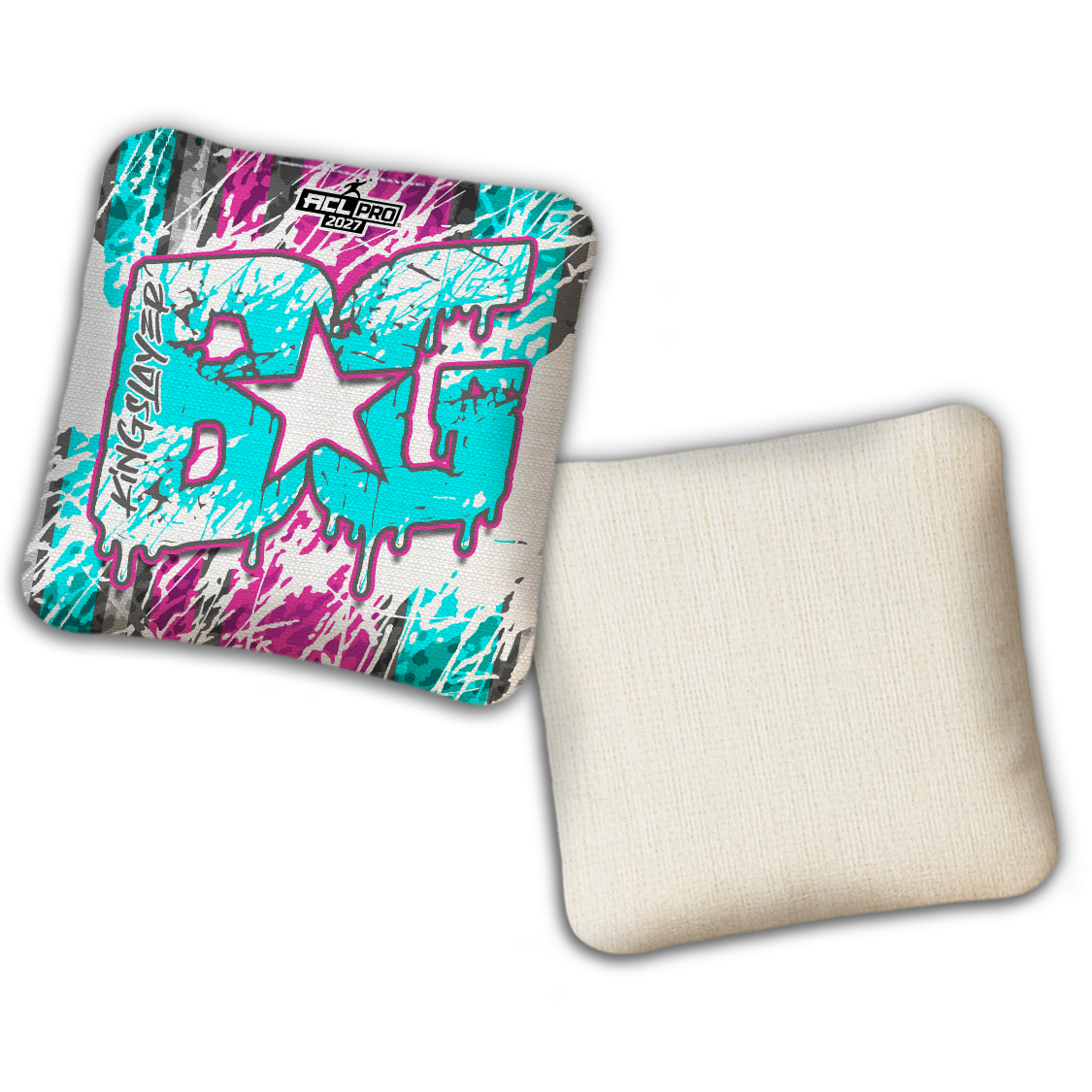 2027 ACL - BG Multiple Bag Models "SPLASH ZONE" - Pro Stamped Cornhole Bags - SET OF 4 BAGS