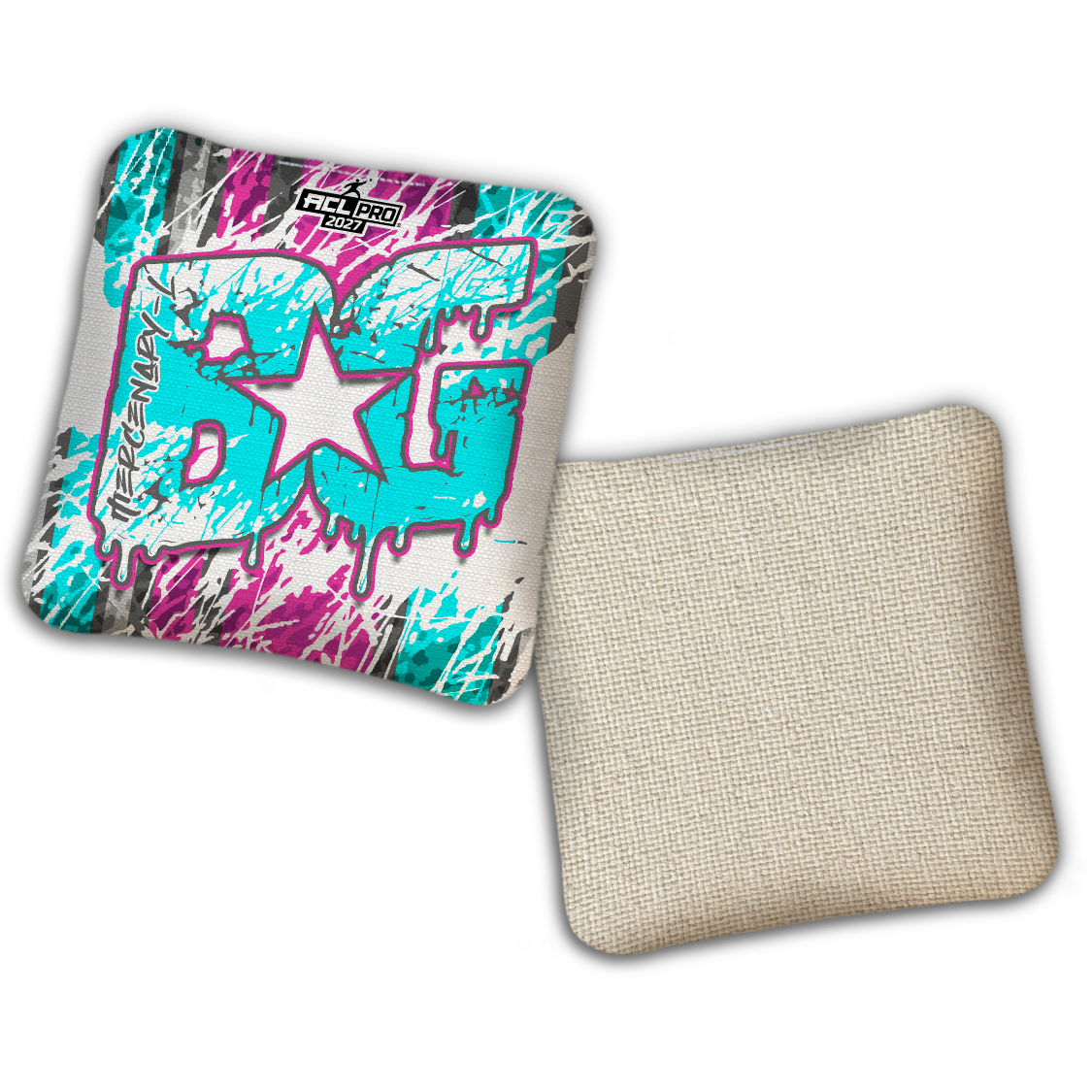 2027 ACL - BG Multiple Bag Models "SPLASH ZONE" - Pro Stamped Cornhole Bags - SET OF 4 BAGS