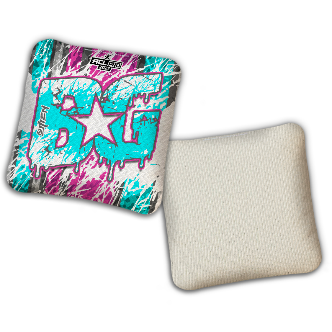 2027 ACL - BG Multiple Bag Models "SPLASH ZONE" - Pro Stamped Cornhole Bags - SET OF 4 BAGS