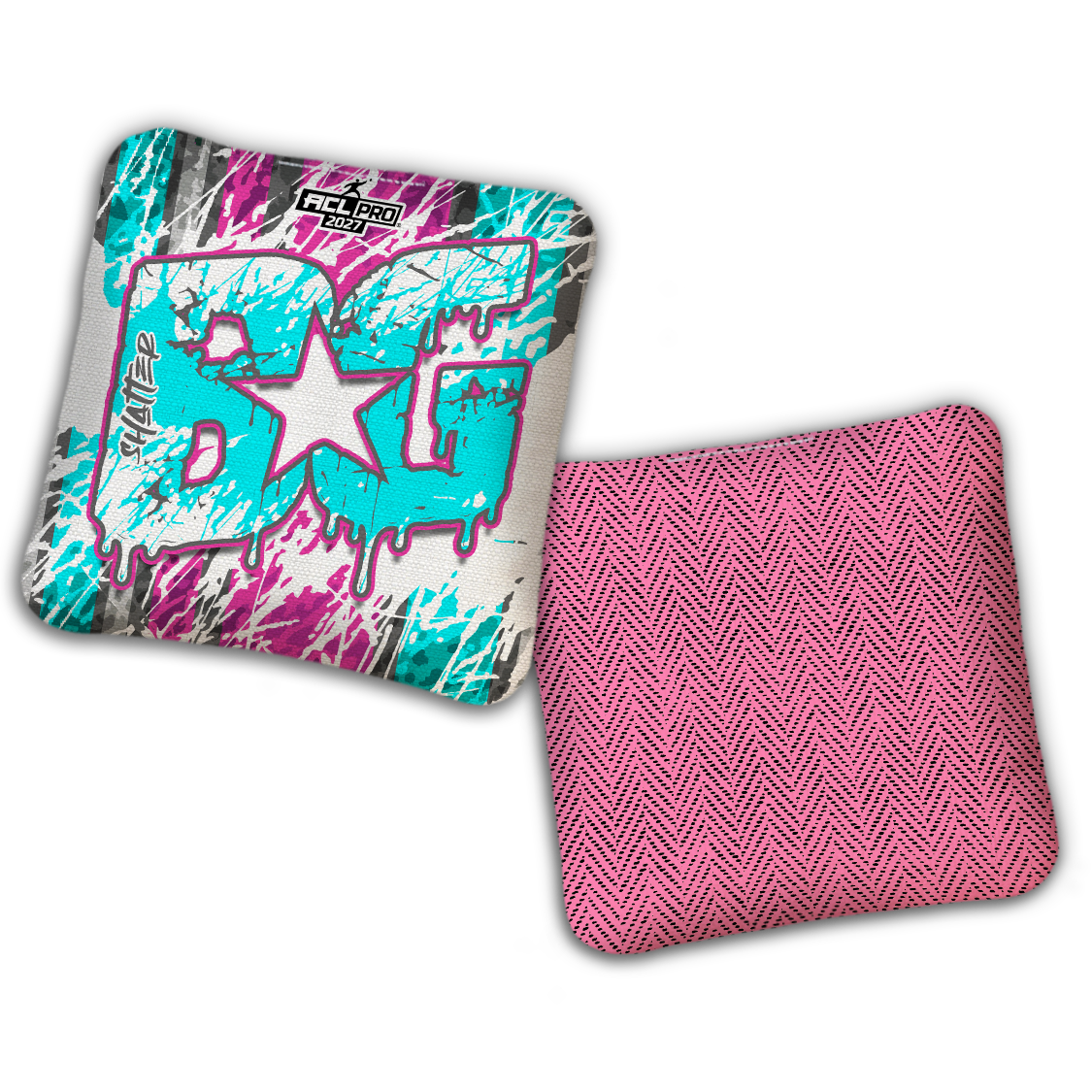 2027 ACL - BG Multiple Bag Models "SPLASH ZONE" - Pro Stamped Cornhole Bags - SET OF 4 BAGS